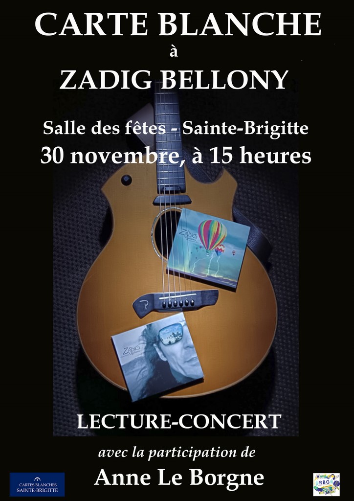 Affiche de la carte blanche à Zadig Bellony